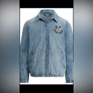 Polo Ralph lauren cross flag anniversary jeans jacket